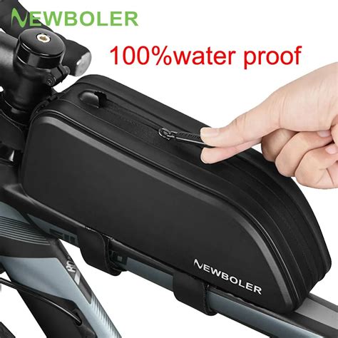 NEWBOLER Bicycle Bag Rainproof Cycling Top Front Tube Frame Bag Large