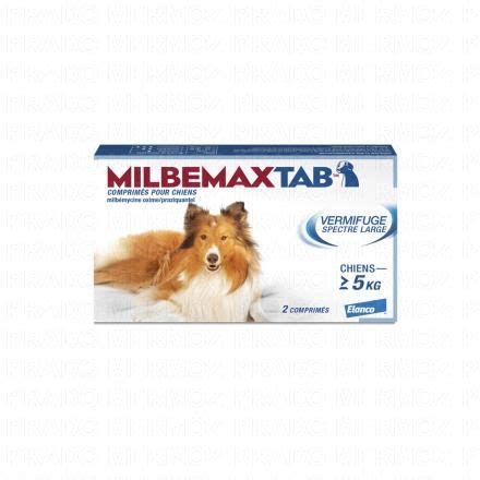 MILBEMAXTab Chien boite de 2 comprimés Pharmacie Prado Mermoz