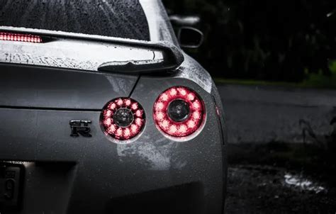 Wallpaper Nissan, Nissan, GT-R, Lights, Back images for desktop ...