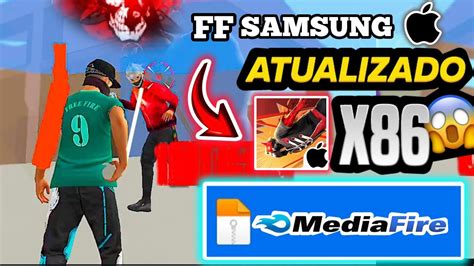 SAIU FREE FIRE SAMSUNG GLOBAL X86 MELHOR QUE DA HUAWEI GRÁFICOS