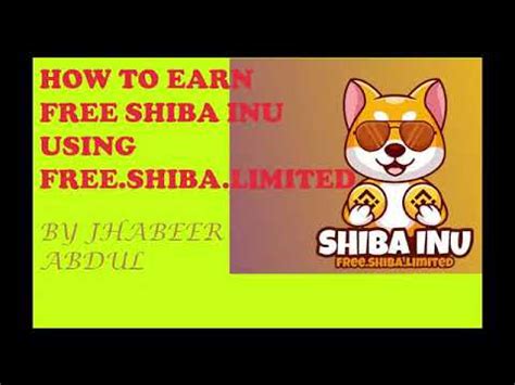 OMG HOW TO EARN FREE SHIBA INU TOKEN USING FREE SHIBA LIMITED YouTube