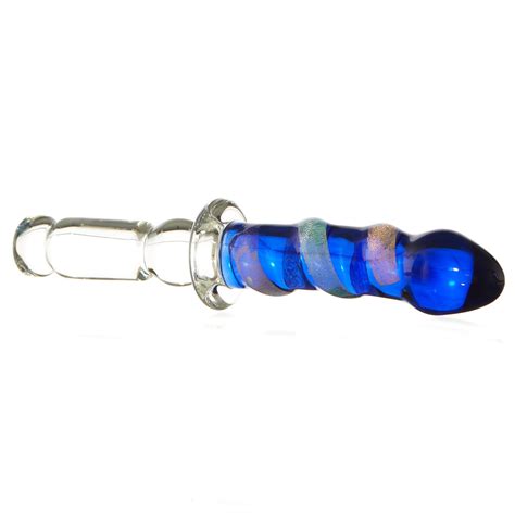 Joyful Blue Wand Glass Dildo Home Lifestyles Gosensi