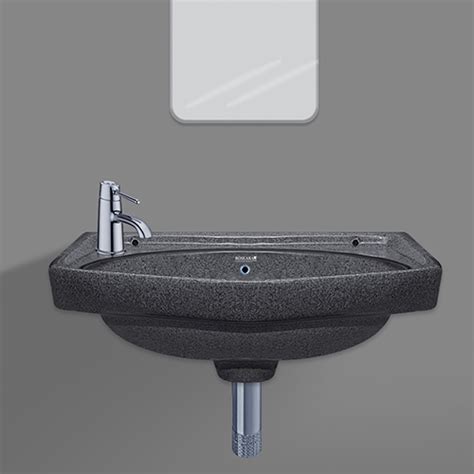 Black Color Wash Basin Installation Type Deck Mounted At Best Price In