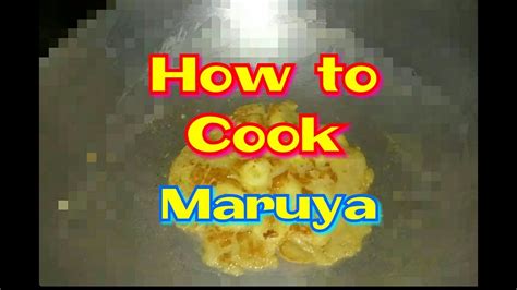 How To Cook Maruya YouTube