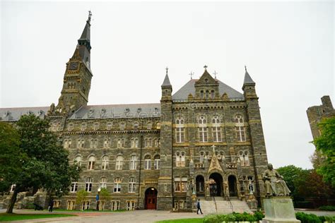 Campus Building On The Georgetown University Editorial Photo Image Of