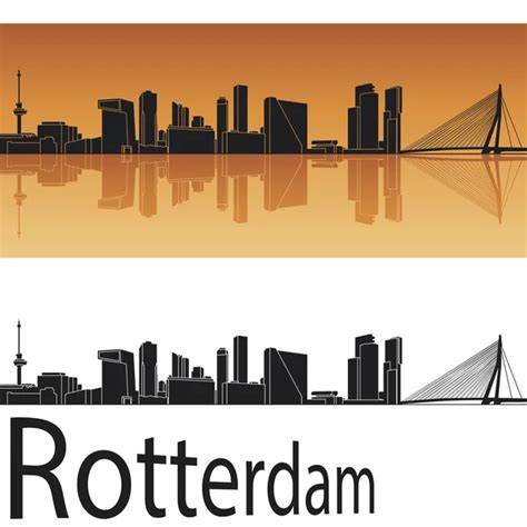 Skyline Rotterdam — Stock Vector © unkreatives #5795790