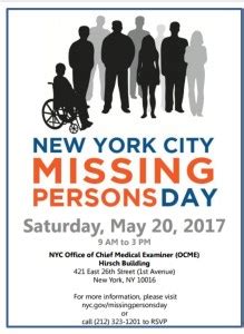 york city missing persons day defrosting cold cases
