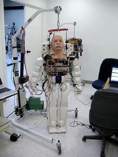 Robot Albert Einstein Robot Featuring The Body Of A Hubo