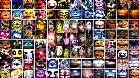 Fnaf All Jumpscares Fnaf Security Breach Sl Ucn Vr