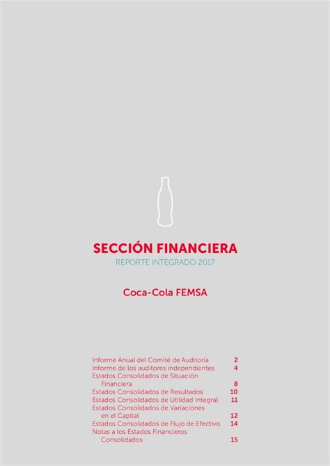 Pdf Reporte Integrado Coca Cola Femsa Informe De Los