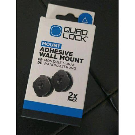 澳洲QUAD LOCK ADHESIVE WALL MOUNT 平面連結座 二入 蝦皮購物