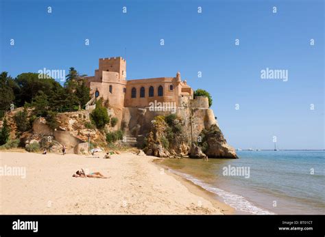 Castle in Ferragudo, Algarve, Portugal Stock Photo - Alamy