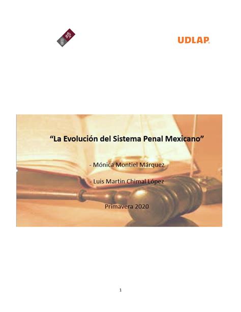 Evolucion Sistema Penal Acusatorio Contenido Resumen Abstract