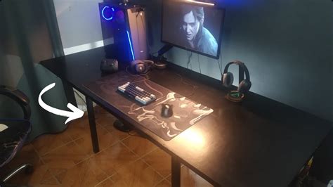 Minha Mesa Gamer Caseira De R Atualizando Setup Gamer Youtube