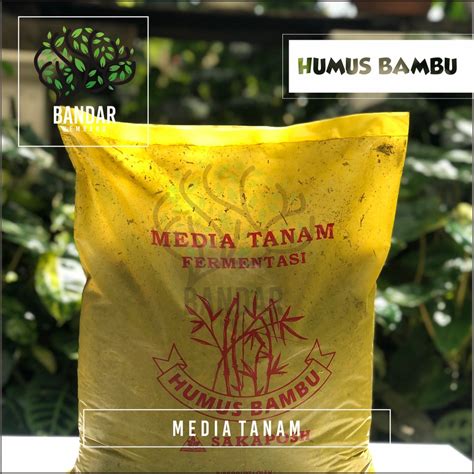 Jual Humus Kompos Daun Bambu Steril 2 7kg Media Tanam Siap Pakai Metan