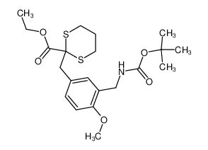 2 3 T Butoxicarbonil Amino Metil 4 Metoxibencil 1 3 Ditian