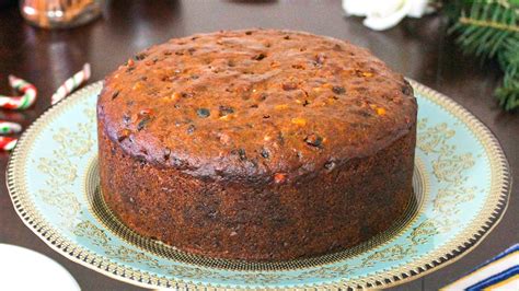 Super Moist Fruit Cake Eggless Dairy Free Fruit And Nut Cake