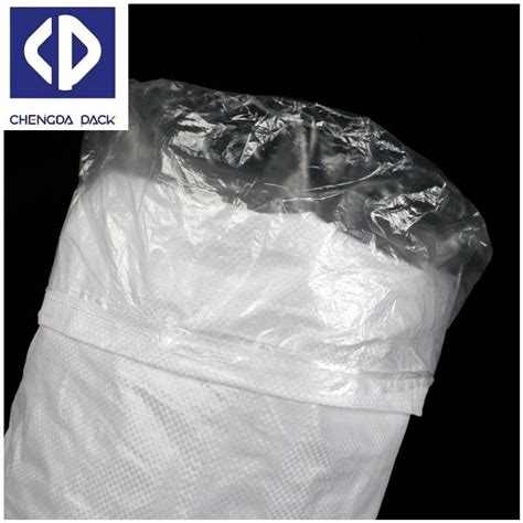 Pp Plastic Woven Sugar Salt Chemical Rice Maize Bag With Pe Liner