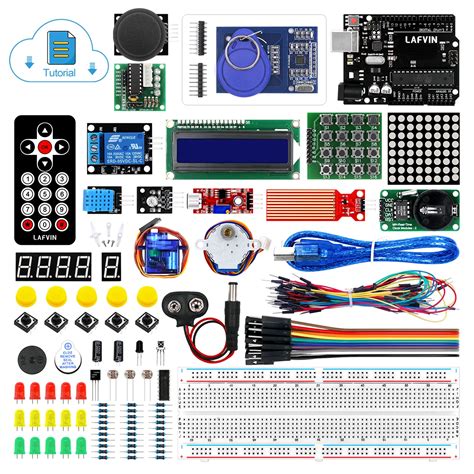 LAFVIN Kit básico RFID para Arduino UNO R3 componente eletrônico