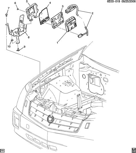 Exploring The Anatomy Of Cadillac Srx A Visual Parts Diagram