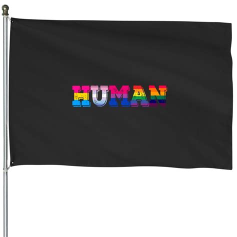 Human Lgbt Flag Gay Pride Month Transgend Newer Rainbow Lesbian House Flags Sold By Astriart