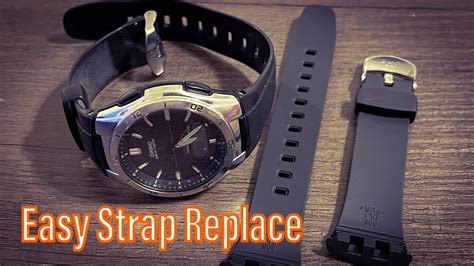 Casio Watch Band Replacement Wva M Youtube