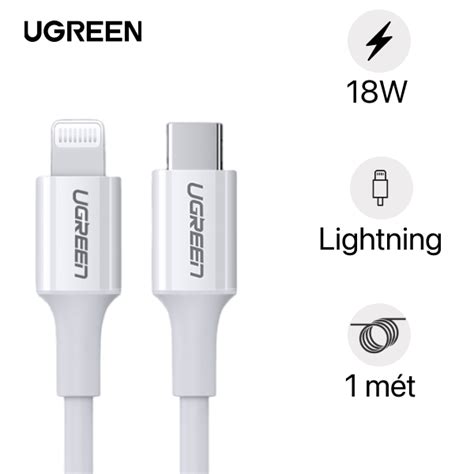 Cáp Type C To Lightning Ugreen Mfi Us171 1m Giá Rẻ