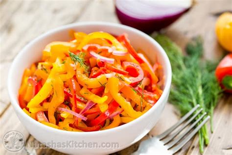 Zesty Mini Bell Pepper Salad Recipe