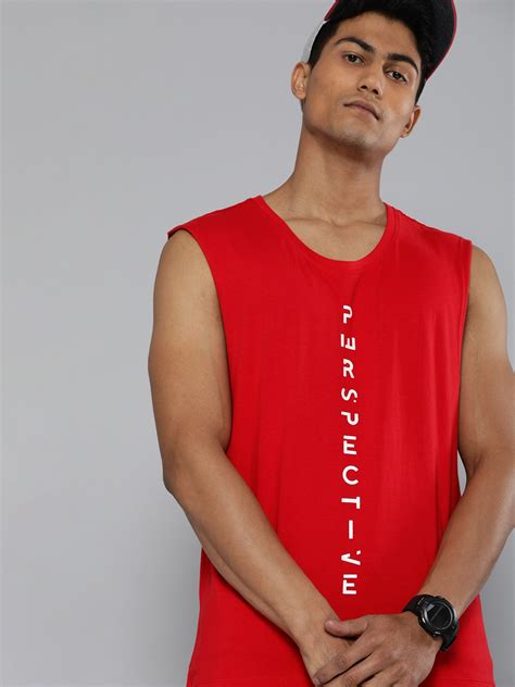 Buy Kook N Keech Men Red Printed Round Neck Pure Cotton T Shirt