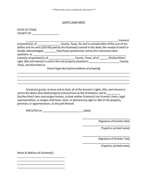 Free Printable Quit Claim Deed Washington State Form Free Printable Gerald Printable