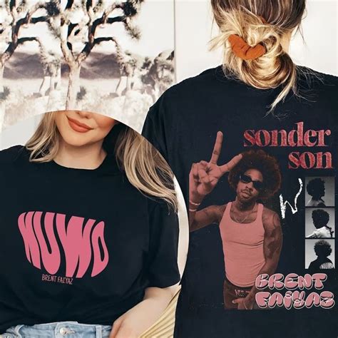 Brent Faiyaz Nuwo Album 2024 Merch, Brent Faiyaz Sonder Son Shirt, Brent Faiyaz World Tour T ...