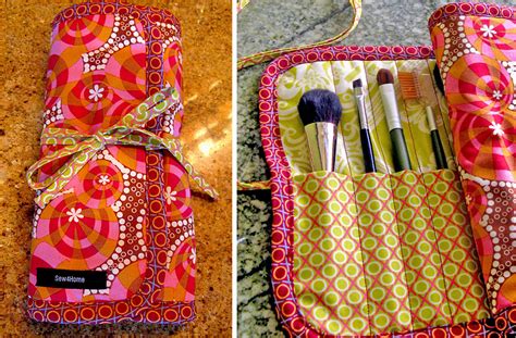 Roll Up Makeup Brush Holder Pattern | Saubhaya Makeup