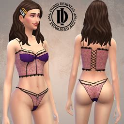 IDs Lingerie Dahlia Files The Sims Create A Sim CurseForge