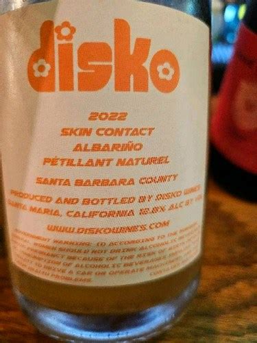 Disko Skin Contact Pétillant Naturel Albariño Vivino Us