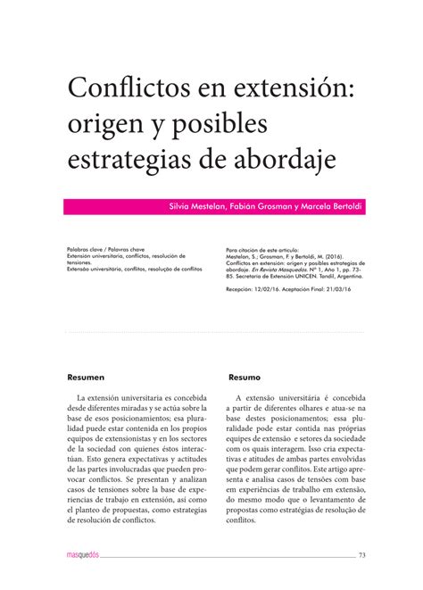 PDF Conflictos en Extensión origen y posibles estrategias de abordaje