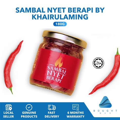sambal nyet berapi original recipe chili paste versatile fiery flavour