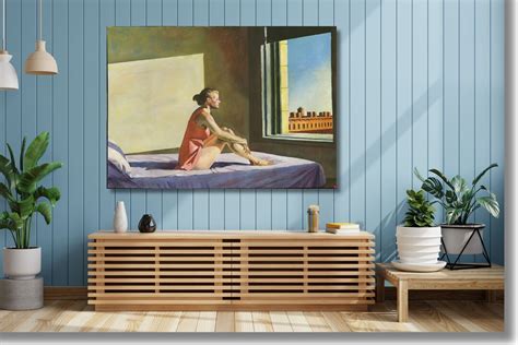 Edward Hopper Morning Sun Wall Art Edward Hopper Wall Print Morning