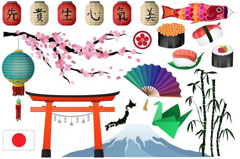 Japanese And Asian Clipart Vector Png Food Illustrations Creative Market