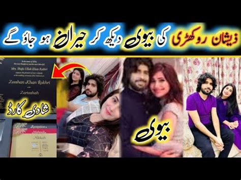 Zeeshan Rokhri Ki Shadi Zeeshan Rokhri Wending Zeeshan Rokhri Wife