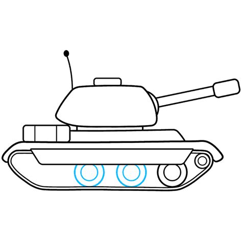 How to draw a tank really easy drawing tutorial – Artofit