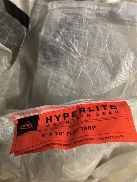 SOLD Hyperlite Mountain Gear 8 X 10 Flat Tarp No Guy Lines