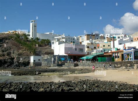 Morro Jable Fishing Village Beach Jandia Peninsula Stock Photo Alamy