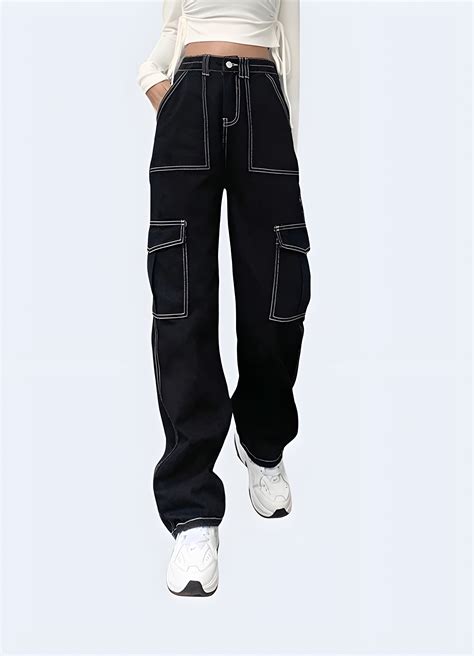 cargo work pants black 11