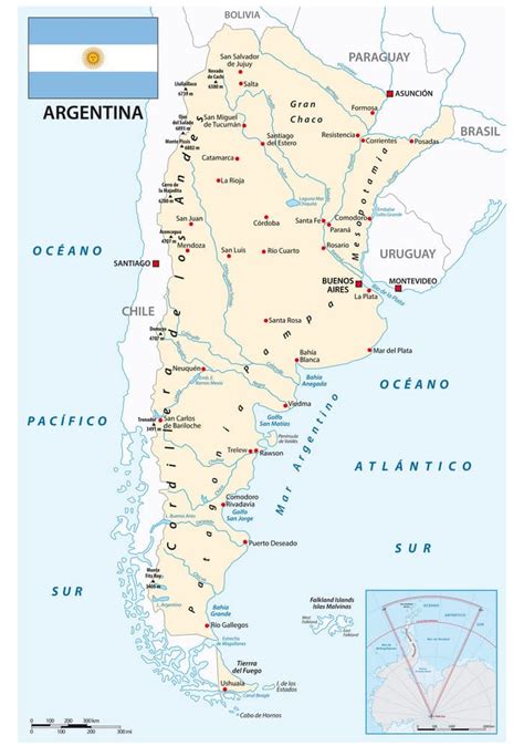 Printable Argentina Map South America – Free download and print for you.