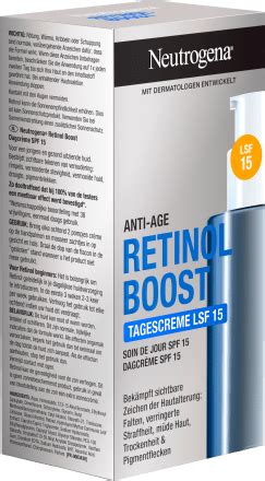 Neutrogena Anti Age Gesichtscreme Retinol Boost LSF 15 50 Ml Dauerhaft