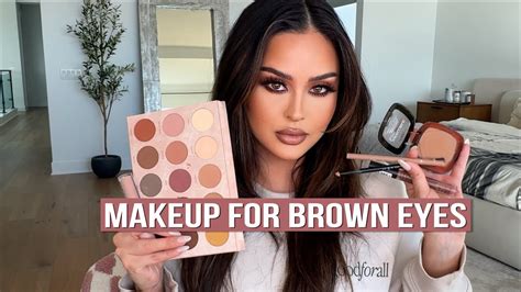 In Depth Makeup For Brown Eyes L Christen Dominique Youtube