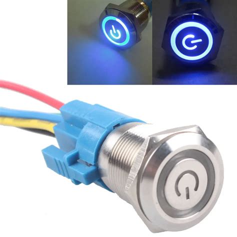 Ee Support Mm V A Colors Led Light Symbol Angel Metal Push