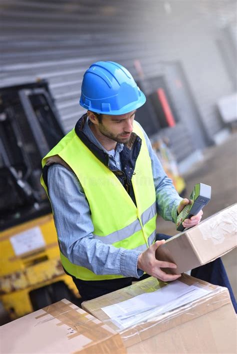 Warehouseman And Store Manager Working Stock Image - Image of manager ...