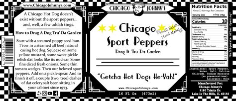 Chicago Sport Peppers Peppers for Chicago Hot Dogs - Etsy