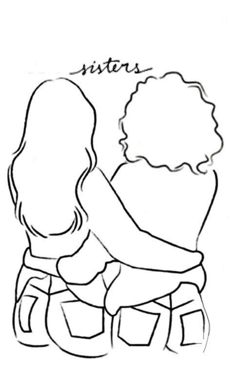 Foto Em Desenho De Amigas - 7